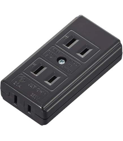 Amazon.co.jp: オーム(OHM)オーム電機 電源タップ 3個口 補修用